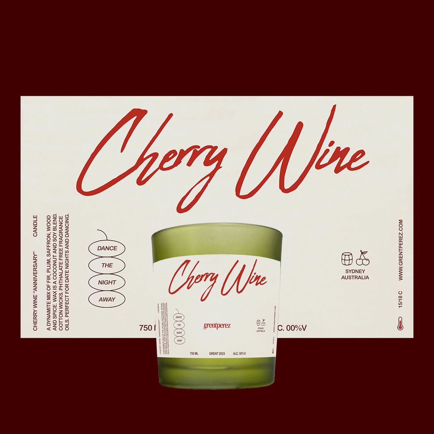 Cherry Wine “Anniversary” Candle
